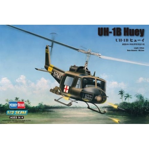 HBB87228 - 1/72 UH-1B HUEY (PLASTIC KIT)