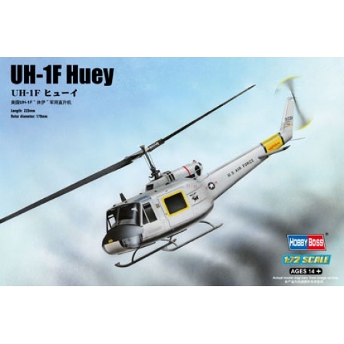 HBB87230 - 1/72 UH-1F HUEY (PLASTIC KIT)
