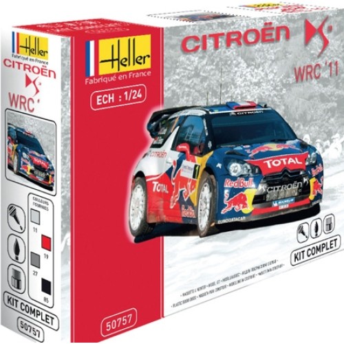 HEL50757G - 1/24 GIFT SET CITROEN DS3 WRC 2012 (PLASTIC KIT)