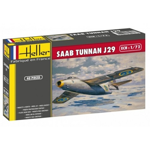 HEL80260 - 1/72 SAAB TUNNAN (PLASTIC KIT)