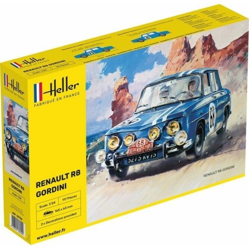 HEL80700 - 1/24 RENAULT R8 GORDINI (PLASTIC KIT)
