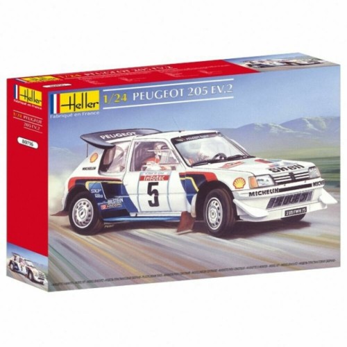 HEL80716 - 1/24 PEUGEOT 205 EV 2 (PLASTIC KIT)