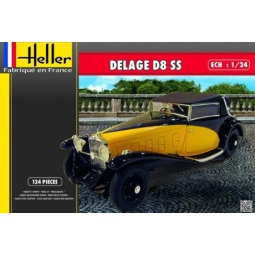 HEL80720 - 1/24 DELAGE D8 SS (PLASTIC KIT)
