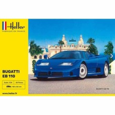 HEL80738 - 1/24 BUGATTI EB 110 (PLASTIC KIT)