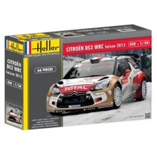 HEL80758 - 1/24 CITROEN DS3 WRC 2013 MONTE CARLO RALLY (PLASTIC KIT)