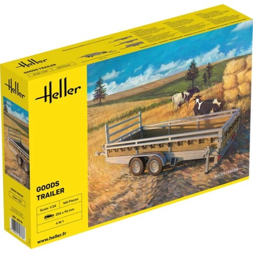 HEL80778 - 1/24 GOODS TRAILER (PLASTIC KIT)