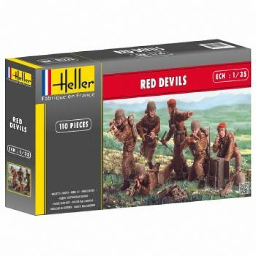HEL81222 - 1/35 RED DEVILS (PLASTIC KIT)