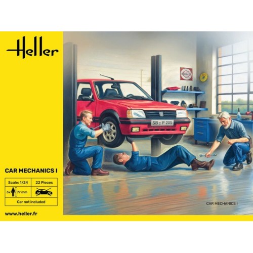 HEL82755 - 1/24 CAR MECHANICS I (PLASTIC KIT)