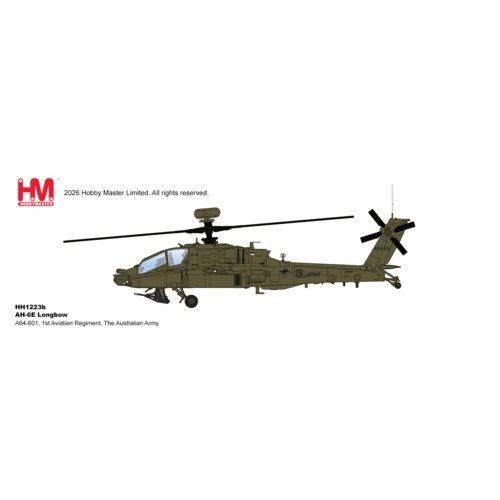 HH1223B - 1/72 AH-6E LONGBOW, A64-601, 1ST AVIATION REGIMENT, THE AUSTRALIAN ARMY