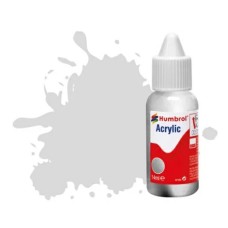 HMDB0011 - X6 NO 11 SILVER - METALLIC ACRYLIC DROPPER BOTTLE 14ML