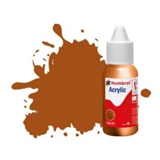 HMDB0012 - X6 NO 12 COPPER - METALLIC ACRYLIC DROPPER BOTTLE 14ML