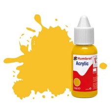 HMDB0024 - X6 NO 24 TRAINER YELLOW - MATT ACRYLIC DROPPER BOTTLE 14ML