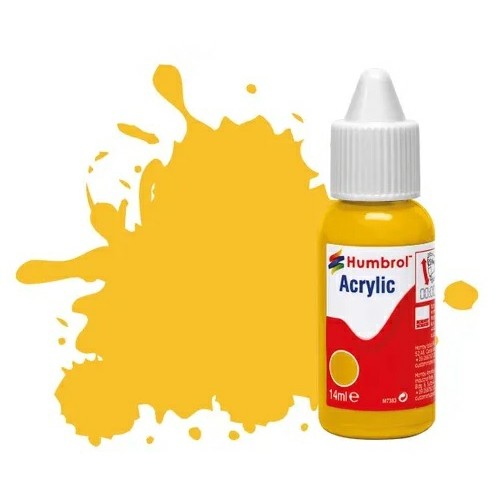 HMDB0024 - X6 NO 24 TRAINER YELLOW - MATT ACRYLIC DROPPER BOTTLE 14ML