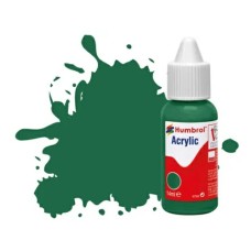 HMDB0030 - X6 NO 30 DARK GREEN - MATT ACRYLIC DROPPER BOTTLE 14ML