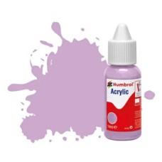 HMDB0042 - X6 NO 42 PASTEL VIOLET MATT ACRYLIC DROPPER BOTTLE 14ML