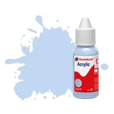 HMDB0044 - X6 NO 44 PASTEL BLUE MATT ACRYLIC DROPPER BOTTLE 14ML