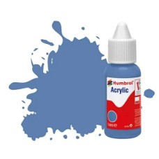 HMDB0109 - X6 NO 109 WWI BLUE MATT ACRYLIC DROPPER BOTTLE 14ML