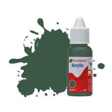HMDB0116 - X6 NO.116 US DARK GREEN HUMBROL ACRYLIC DROPPER BOTTLE 14ML