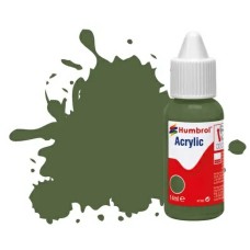 HMDB0117 - X6 NO 117 US LIGHT GREEN - MATT ACRYLIC DROPPER BOTTLE 14ML