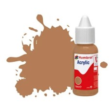 HMDB0118 - X6 NO 118 US TAN - MATT ACRYLIC DROPPER BOTTLE 14ML