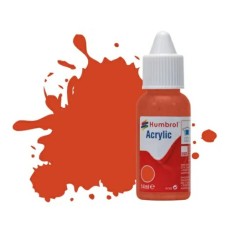 HMDB0132 - X6 NO 132 RED SATIN ACRYLIC 14ML