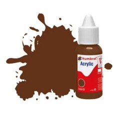 HMDB0160 - X6 NO 160 GERMAN CAMOUFLAGE RED - MATT ACRYLIC DROPPER BOTTLE 14ML