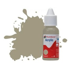 HMDB0168 - X6 NO.168 HEMP/CAMOUFLAGE BEIGE HUMBROL ACRYLIC DROPPER BOTTLE 14ML