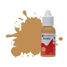 HMDB0225 - X6 NO.225 MIDDLE STONE HUMBROL ACRYLIC DROPPER BOTTLE 14ML