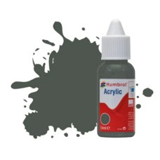 HMDB0244 - X6 NO.244 RLM 73 GRUN MATT HUMBROL ACRYLIC DROPPER BOTTLE 14ML