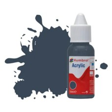 HMDB0245 - X6 NO.245 RLM 74 GRAUGRUN MATT HUMBROL ACRYLIC DROPPER BOTTLE 14ML