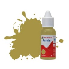 HMDB0249 - X6 NO.249 RLM 79 SANDGELB MATT HUMBROL ACRYLIC DROPPER BOTTLE 14ML