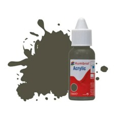 HMDB0253 - X6 NO.253 RLM 83 DUNKEL-GRUN MATT HUMBROL ACRYLIC DROPPER BOTTLE 14ML