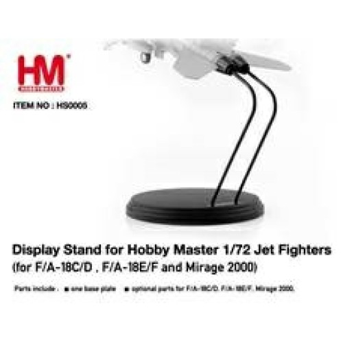 HS0005 - DISPLAY STAND FOR 1/72 JET FIGHTERS (F/A-18C,D,E,F AND MIRAG
E 2000)