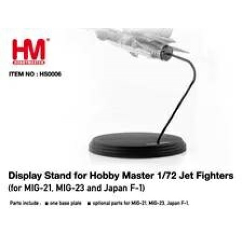 HS0006 - DISPLAY STAND FOR 1/72 JET FIGHTERS (MIG-21, MIG-23 AND JAPAN F-1)