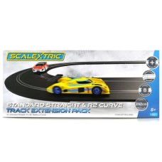 HSC8198 - SCALEXTRIC STRAIGHT AND R2 CURVES TRACK EXTENSION PACK