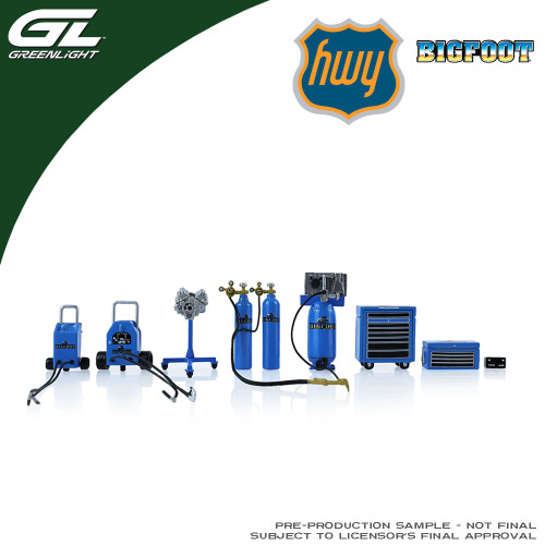 HWY-14320 - 1/43 SHOP TOOL SET NO.1 - BIGFOOT