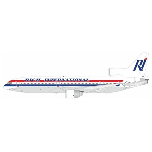IF1011JN0424 - 1/200 RICH INTERNATIONAL AIRWAYS LOCKHEED L-1011-385-1 TRISTAR 1 N302MB WITH STAND