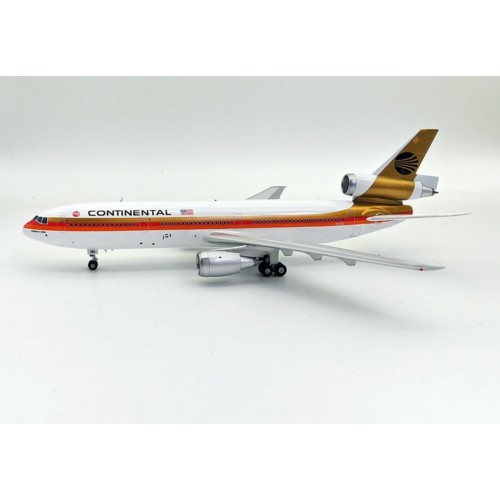 IF103CO0823 - 1/200 CONTINENTAL AIRLINES DC-10-30 N12061 BLACK MEATBALL WITH STAND