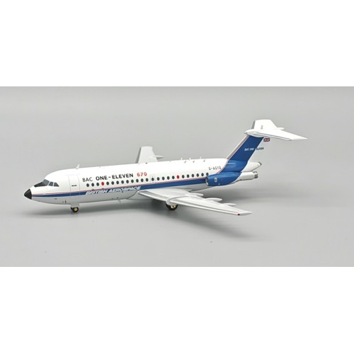 IF111BACSYD - 1/200 BRITISH AEROSPACE BAC 111-670AM ONE-ELEVEN G-ASYD WITH STAND