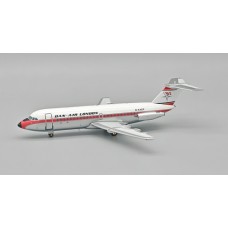 IF111DA0225P - 1/200 DAN-AIR LONDON BAC 111-401AK ONE-ELEVEN G-AXCP POLISHED WITH STAND