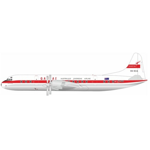IF188QF1223 - 1/200 QANTAS L-188 VH-ECA WITH STAND