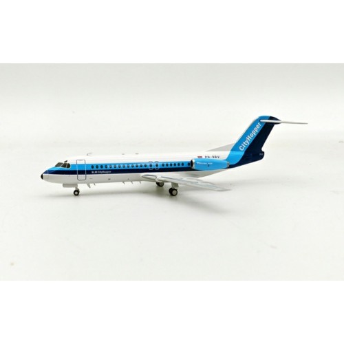 IF28NLM0220 - 1/200 NLM CITYHOPPER FOKKER F-28-4000 FELLOWSHIP PH-BBV WITH STAND