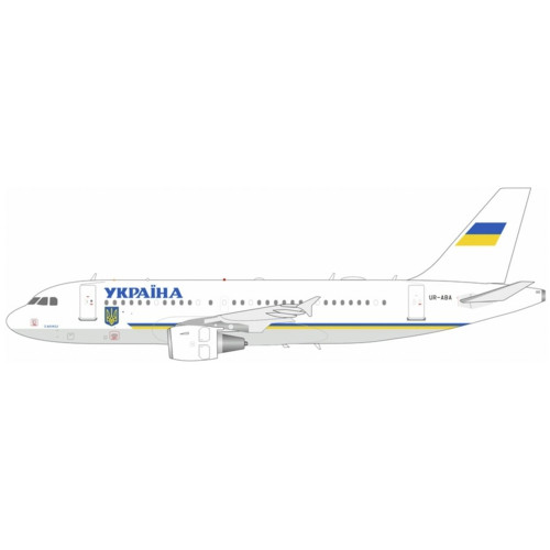 IF319UKR0726 - 1/200 UKRAINIAN GOVERNMENT AIRBUS A319-115 ACJ UR-ABA WITH STAND