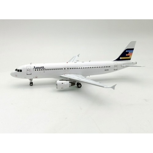 IF320AN0319 - 1/200 ANSETT AIRLINES OF AUSTRALIA AIRBUS A320-211 VH-HYG WITH STAND