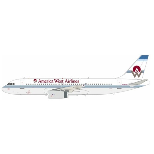 IF320AW0625 - 1/200 AMERICA WEST AIRLINES AIRBUS A320-231 N635AW WITH STAND