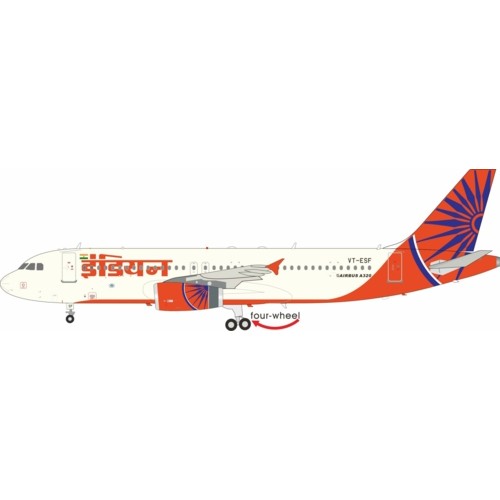 IF320IC1023 - 1/200 INDIAN AIRLINES AIRBUS A320-231 VT-ESF WITH STAND