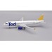 IF320UA05R - 1/200 TED UNITED AIRLINES AIRBUS A320-232 N495UA WITH STAND LTD 75 MODELS