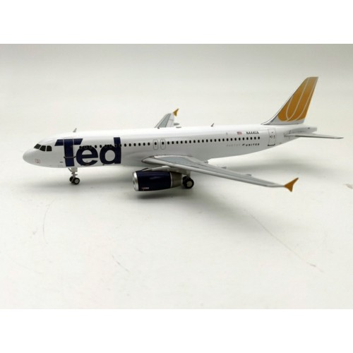 IF320UA0820 - 1/200 TED (UNITED AIRLINES) AIRBUS A320-232 N444UA WITH STAND