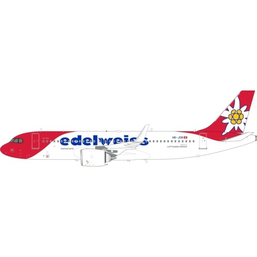 IF320WK0726 - 1/200 EDELWEISS AIR AIRBUS A320-271N HB-JDB WITH STAND