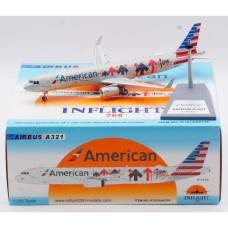IF321AA0124 - 1/200 AMERICAN AIRLINES AIRBUS A321-231N162AA WITH STAND